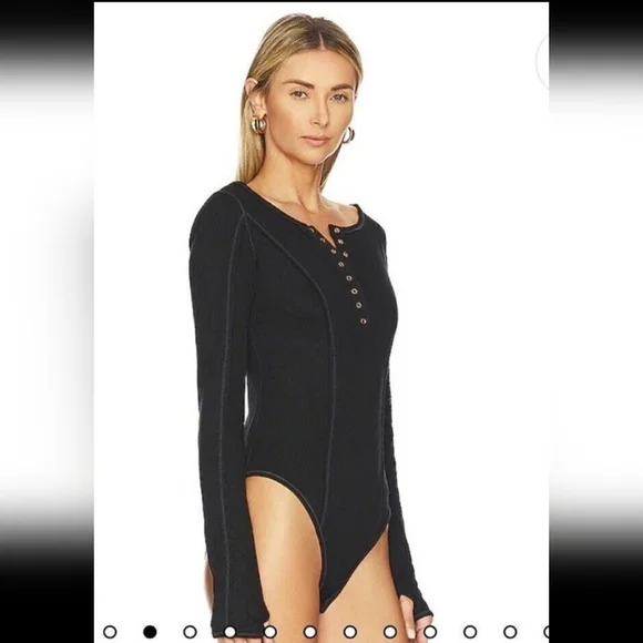NWT Free People Sloane Bodysuit - Picture 3 of 9